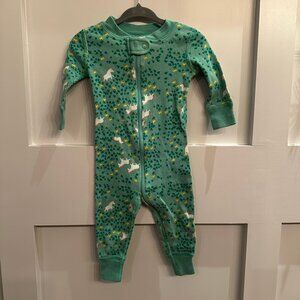 🌿🦄 Hanna Andersson Organic Cotton Unicorn Baby Sleeper | 3–6 Months